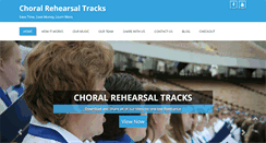 Desktop Screenshot of choralrehearsaltracks.com