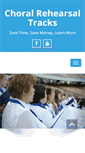 Mobile Screenshot of choralrehearsaltracks.com